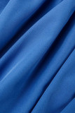 Elegant Simplicity Solid Color Stringy Selvedge Square Collar Waist Skirt Dresses