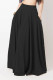Casual Simplicity Solid Pocket Loose High Waist Type A Solid Color Bottoms