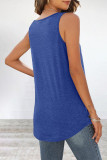 Casual Simplicity Solid Fold O Neck Tops