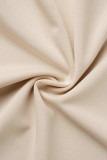 Sexy Elegant Solid Zipper O Neck One Step Skirt Dresses