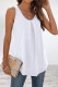 Casual Simplicity Solid Fold O Neck Tops