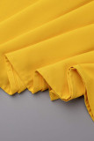 Casual Simplicity Solid Pocket Loose High Waist Type A Solid Color Bottoms