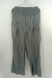 Casual Simplicity Solid Solid Color Loose Wide Leg Solid Color Bottoms