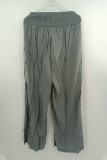 Casual Simplicity Solid Solid Color Loose Wide Leg Solid Color Bottoms