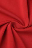 Celebrities Elegant Solid Oblique Collar Irregular Dress Dresses