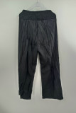 Casual Simplicity Solid Solid Color Loose Wide Leg Solid Color Bottoms