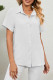 Casual Work Solid Turndown Collar Tops