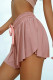 Sportswear Simplicity Solid Frenulum Loose Wide Leg Solid Color Bottoms