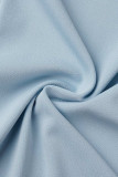 Sexy Solid Asymmetrical Asymmetrical Collar Irregular Dress Dresses