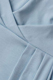 Sexy Solid Asymmetrical Asymmetrical Collar Irregular Dress Dresses