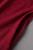 Casual Simplicity Solid Pocket Halter Dresses