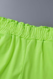 Casual Vacation Solid Solid Color Turndown Collar Long Sleeve Two Pieces