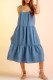 Casual Solid Sling Dress Dresses