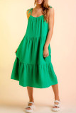 Casual Solid Sling Dress Dresses