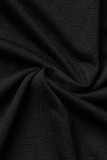 Casual Simplicity Solid A Line Dresses