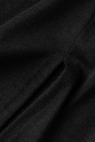 Casual Simplicity Solid A Line Dresses