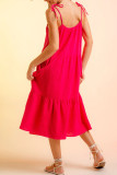 Casual Solid Sling Dress Dresses