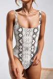 Sexy Vacation Animal Print Printing Swimwears