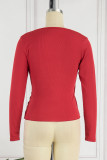 Sexy Casual Solid V Neck Tops