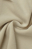 Sweet Simplicity Solid Fold O Neck T-Shirts