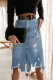 Casual Street Solid Make Old Slit Without Belt Regular Type A Solid Color Bottoms