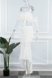 Sexy Elegant Off the Shoulder Short Sleeve Two Pieces