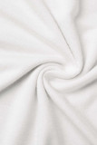 Casual Simplicity Solid Hollowed Out O Neck T-Shirts