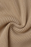 Casual Simplicity Solid Asymmetrical Off the Shoulder T-Shirts