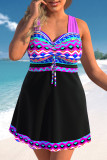 Sexy Vacation National Totem Patchwork Swimwears