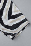 Casual Vacation Print Patchwork Cardigan Swimwears Cover Up