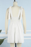 Elegant Simplicity Frenulum Square Collar Princess Dresses