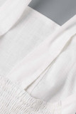 Elegant Simplicity Frenulum Square Collar Princess Dresses