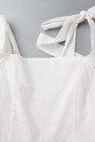 Elegant Simplicity Frenulum Square Collar Princess Dresses