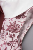 Sweet Cute Celebrities Floral Frenulum Peter Pan Collar A Line Dresses