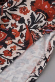 Casual National Totem Patchwork O Neck A Line Dresses