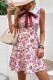 Sweet Cute Celebrities Floral Frenulum Peter Pan Collar A Line Dresses