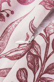Sweet Cute Celebrities Floral Frenulum Peter Pan Collar A Line Dresses