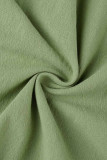Sweet Elegant Solid Slit V Neck A Line Dresses