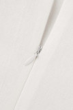Casual Simplicity Solid Cross Straps Strap Design Square Collar Sling Dress Dresses