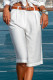 Casual Solid Pocket Without Belt Loose Straight Solid Color Bottoms