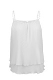 Sexy Vacation Solid Pearl Fold U Neck Tops