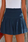 Sexy Sweet Solid Solid Color High Waist Type A Solid Color Bottoms