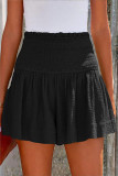 Sexy Sweet Solid Solid Color High Waist Type A Solid Color Bottoms