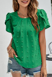 Sweet Elegant Solid Patchwork O Neck Tops