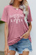 Sexy Letter Animal Patchwork O Neck T-Shirts