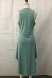 Casual Daily Solid Solid Color V Neck Vest Dress Dresses