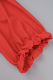 Sexy Elegant Solid Frenulum Off the Shoulder A Line Dresses