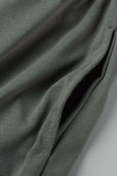 Casual Daily Solid Solid Color Off the Shoulder Regular Jumpsuits
