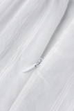 Sweet Elegant Solid Backless Slit Oblique Collar Irregular Dress Dresses