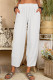 Casual Simplicity Solid Pocket Loose Harlan Solid Color Bottoms